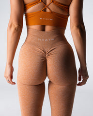 Terracotta Scrunch Seamless Leggings Terracotta | NVGTN For Sale