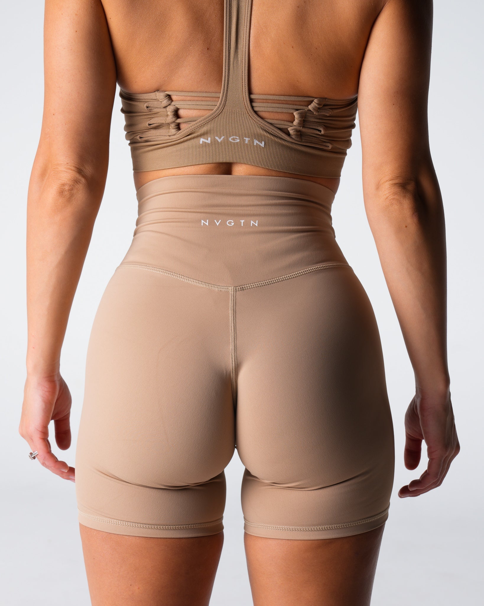 Beige Signature 2.0 Shorts Beige | NVGTN New