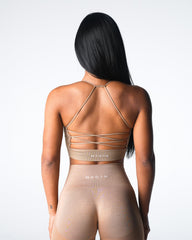 Beige Cascade Seamless Bra Beige | NVGTN Online