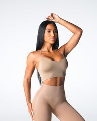 Beige Cascade Seamless Bra Beige | NVGTN Online