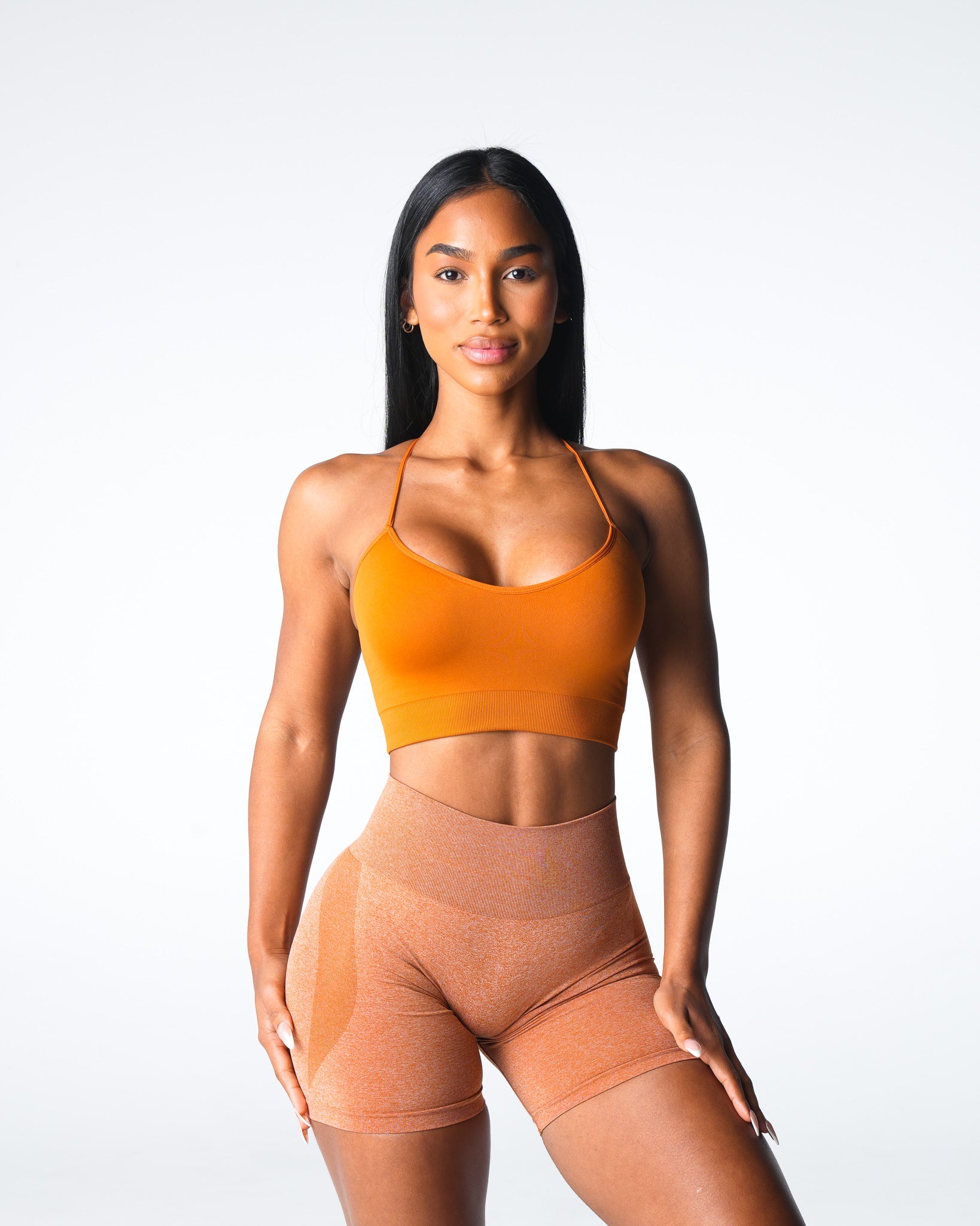 Terracotta Cascade Seamless Bra Terracotta | NVGTN Sale