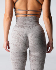 Taupe Digital Seamless Leggings Taupe | NVGTN New