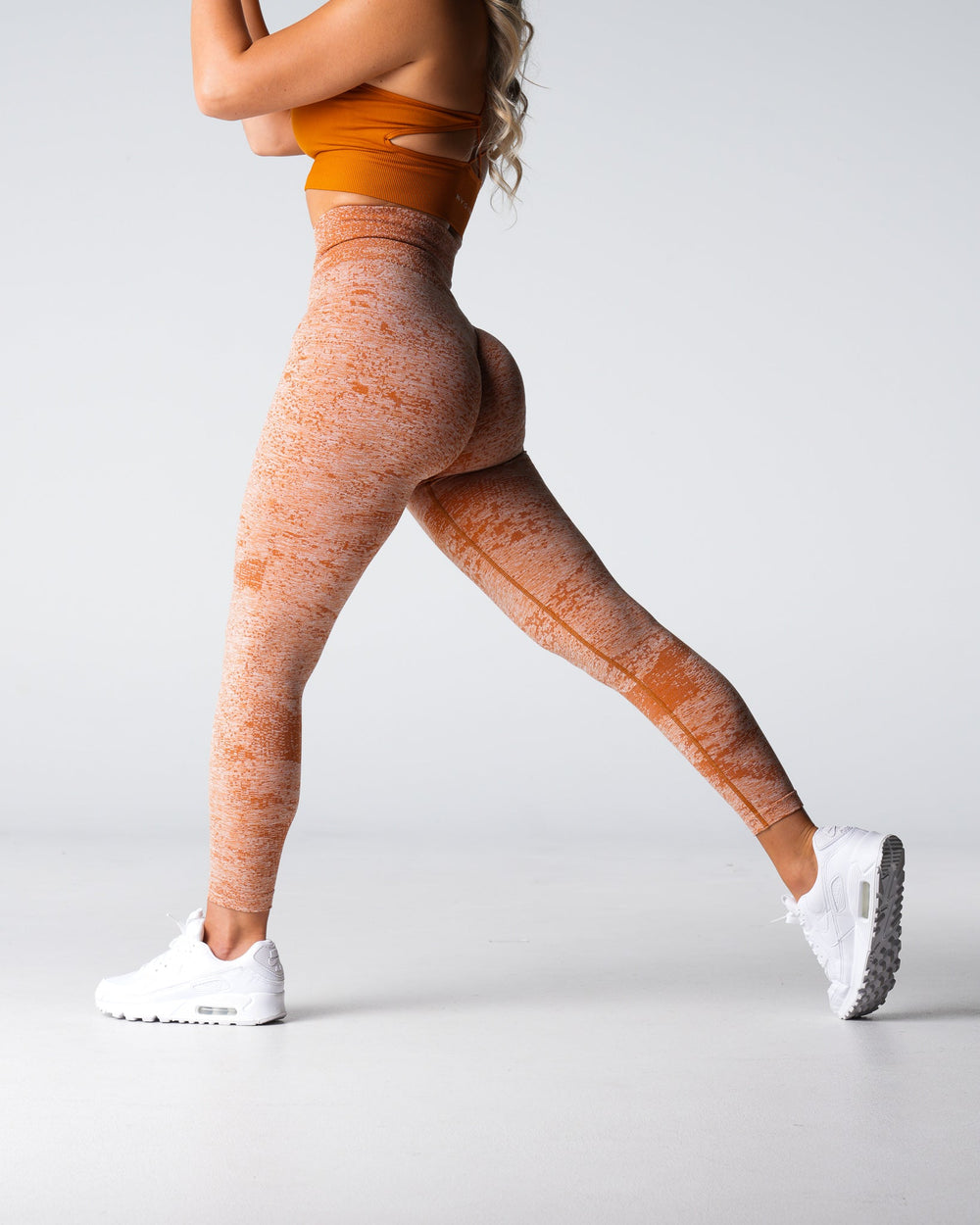 Terracotta Digital Seamless Leggings Terracotta | NVGTN Outlet