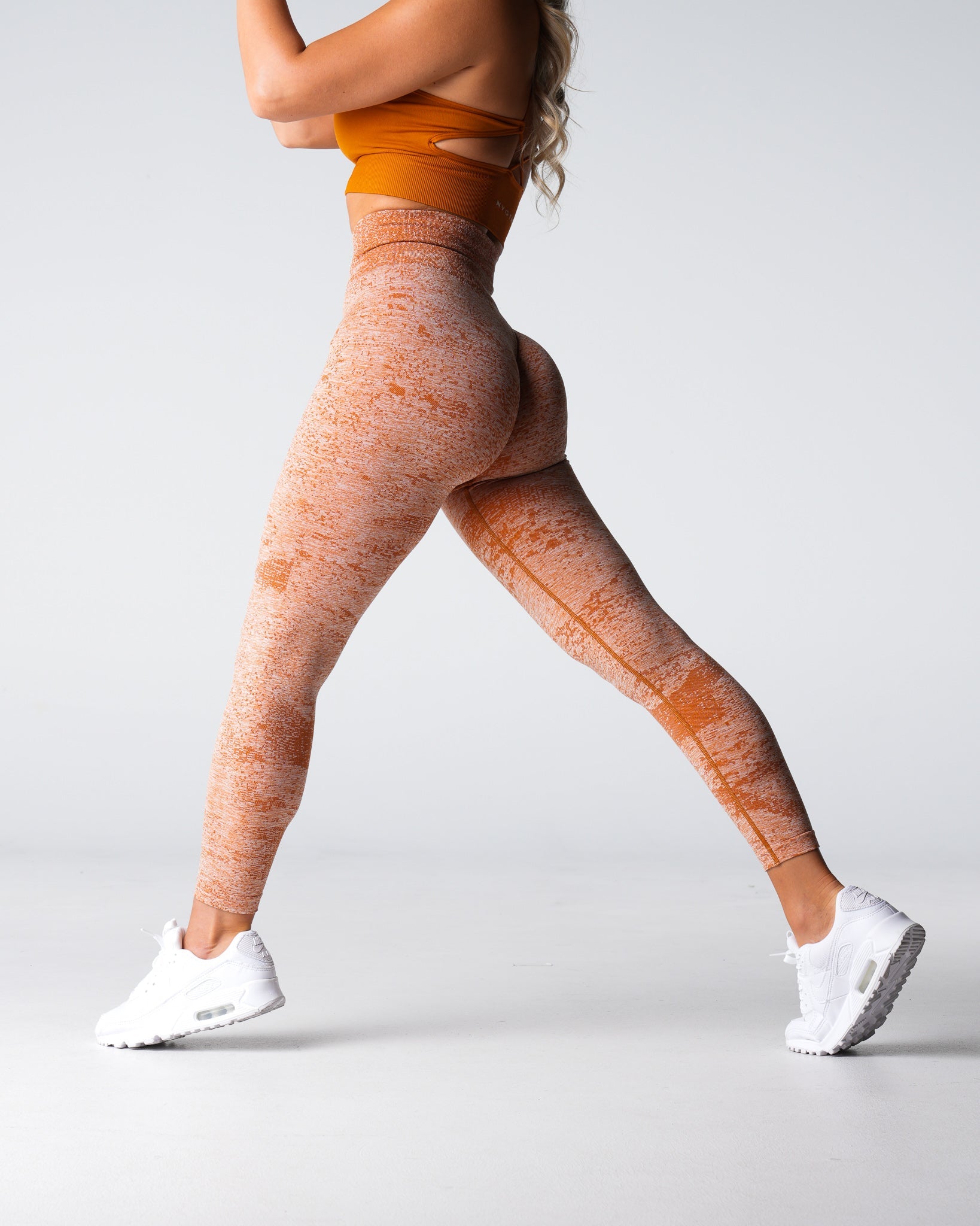 Terracotta Digital Seamless Leggings Terracotta | NVGTN Outlet