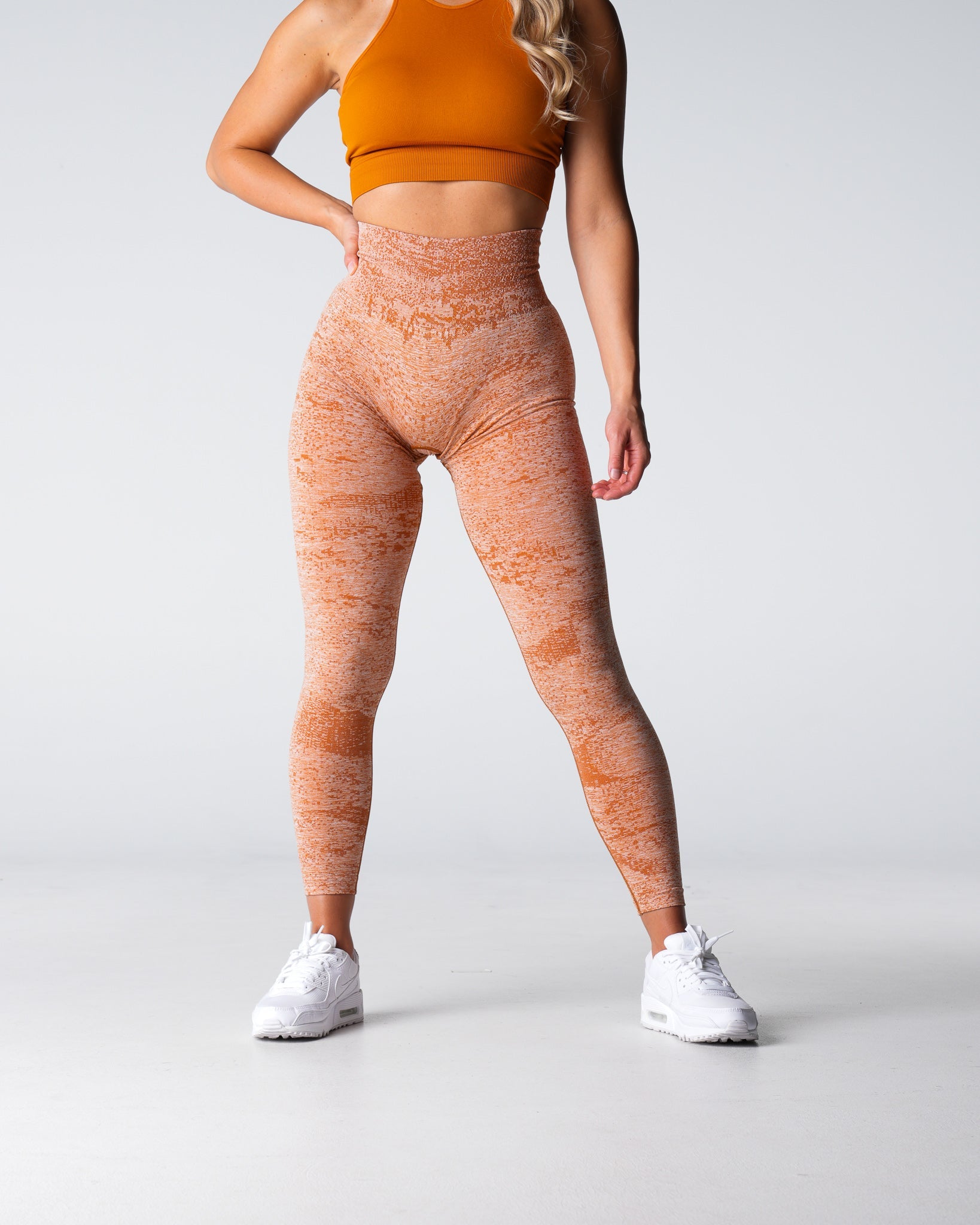 Terracotta Digital Seamless Leggings Terracotta | NVGTN Outlet