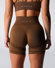 Mocha Performance Seamless Shorts Mocha | NVGTN Sale