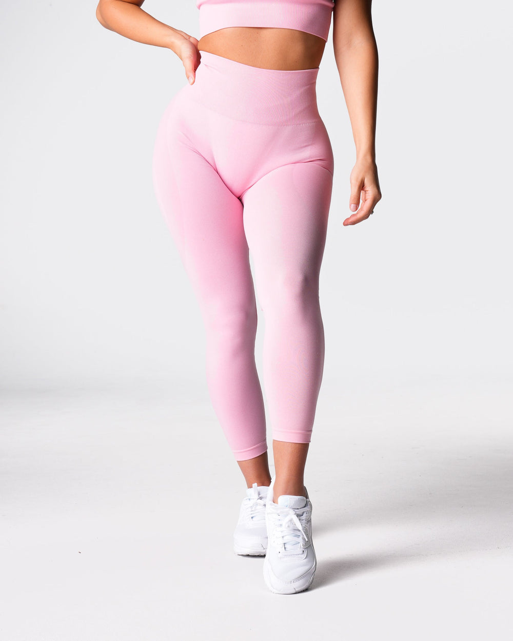 Baby Pink Contour Seamless Leggings Baby Pink | NVGTN Discount