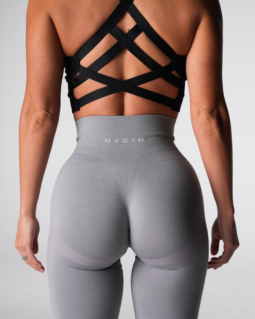 Grey Performance Seamless Leggings Grey | NVGTN US