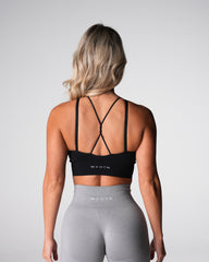 Black Strive Seamless Bra Black | NVGTN Online