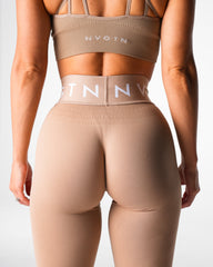 Beige Sport Seamless Leggings Beige | NVGTN Outlet