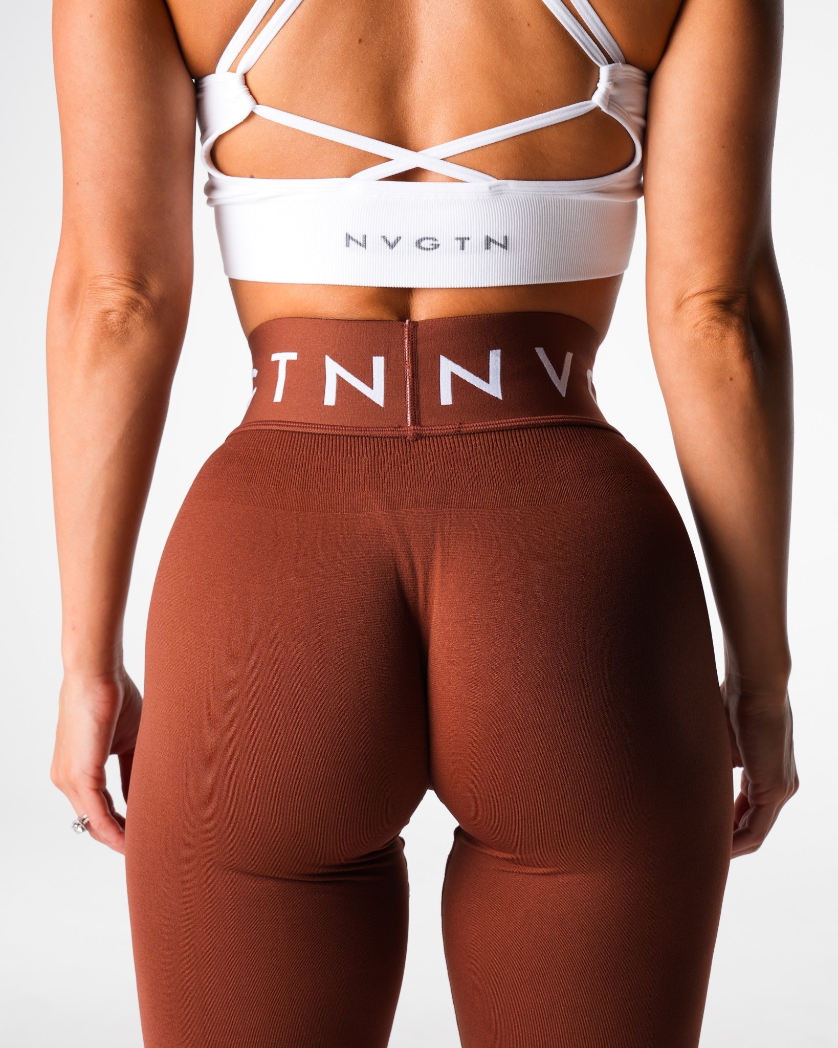 Chocolate Sport Seamless Leggings Chocolate | NVGTN Online Shop