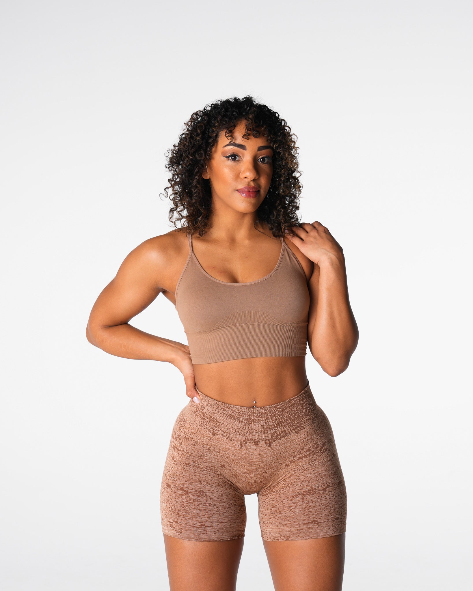 Sand Flourish Seamless Bra Sand | NVGTN Discount