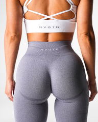 Grey Mid Rise Contour Seamless Leggings Grey | NVGTN Sale