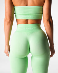 Pistachio Mid Rise Contour Seamless Leggings Pistachio | NVGTN US