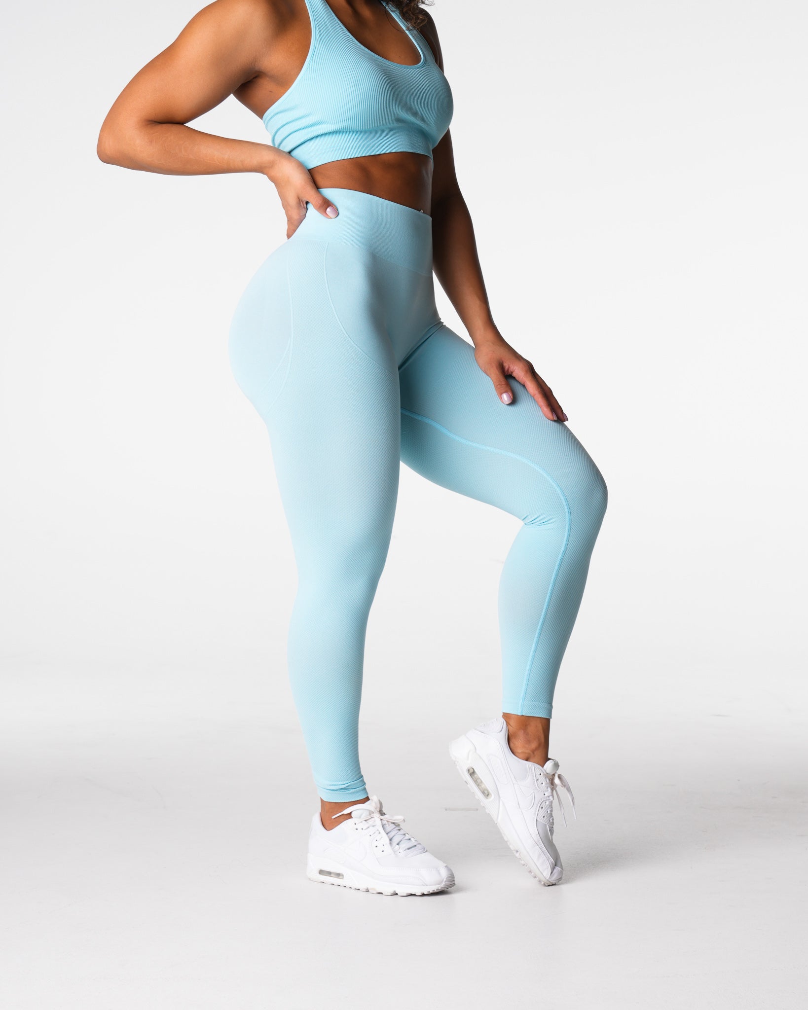 Pastel Blue Lift Seamless Leggings Pastel Blue | NVGTN Online