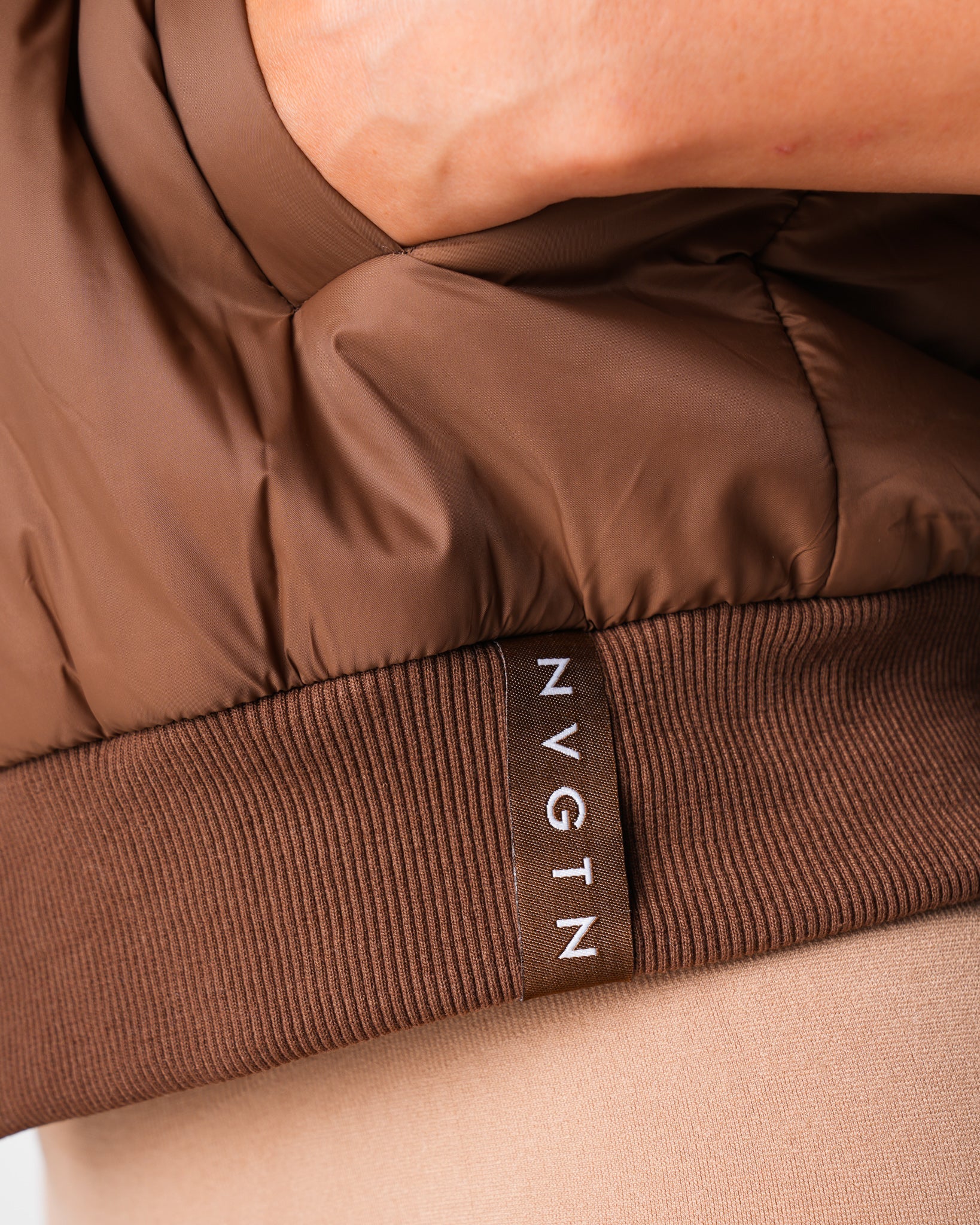 Brown Cloud Puffer Vest Brown | NVGTN New