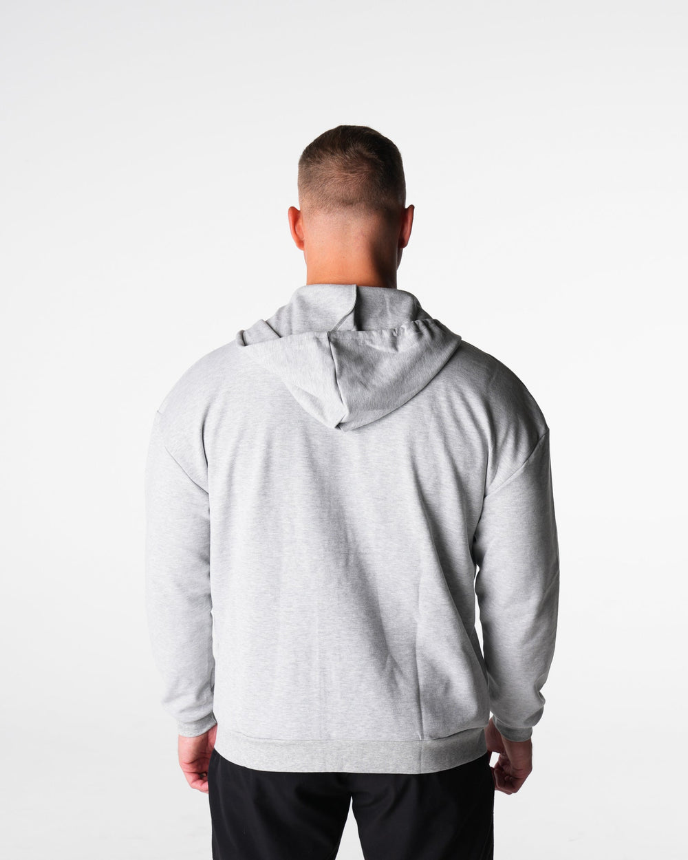 Light Grey Elite Full Zip Hoodie Light Grey | NVGTN US