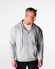 Light Grey Elite Full Zip Hoodie Light Grey | NVGTN US