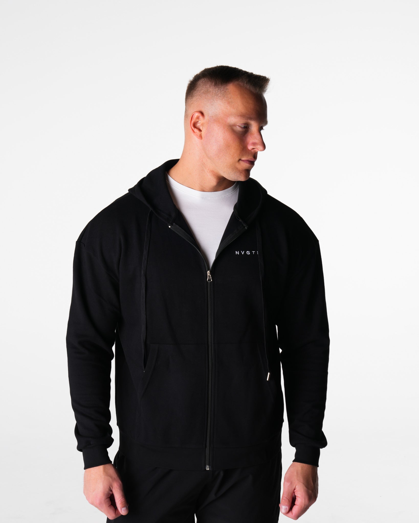 Onyx Elite Full Zip Hoodie Onyx | NVGTN Discount