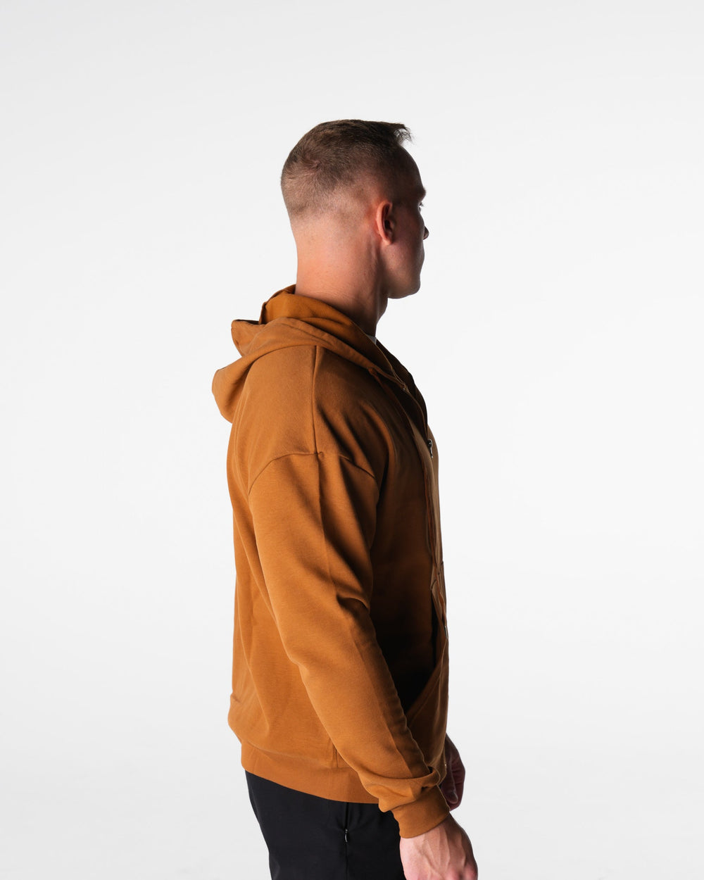 Copper Brown Elite Full Zip Hoodie Copper Brown | NVGTN For Sale