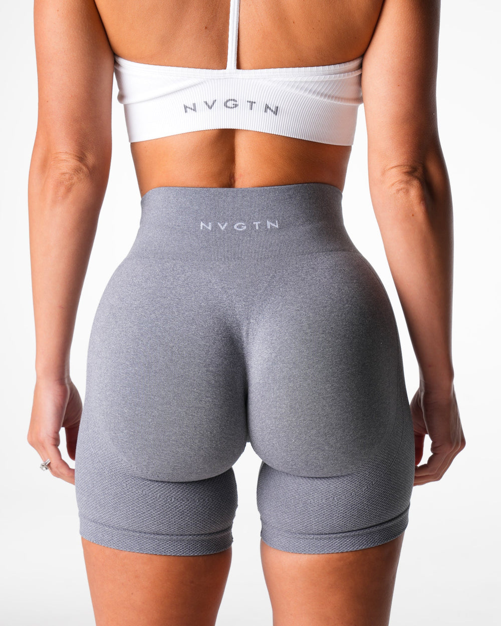 Grey Lift Seamless Shorts Grey | NVGTN Outlet