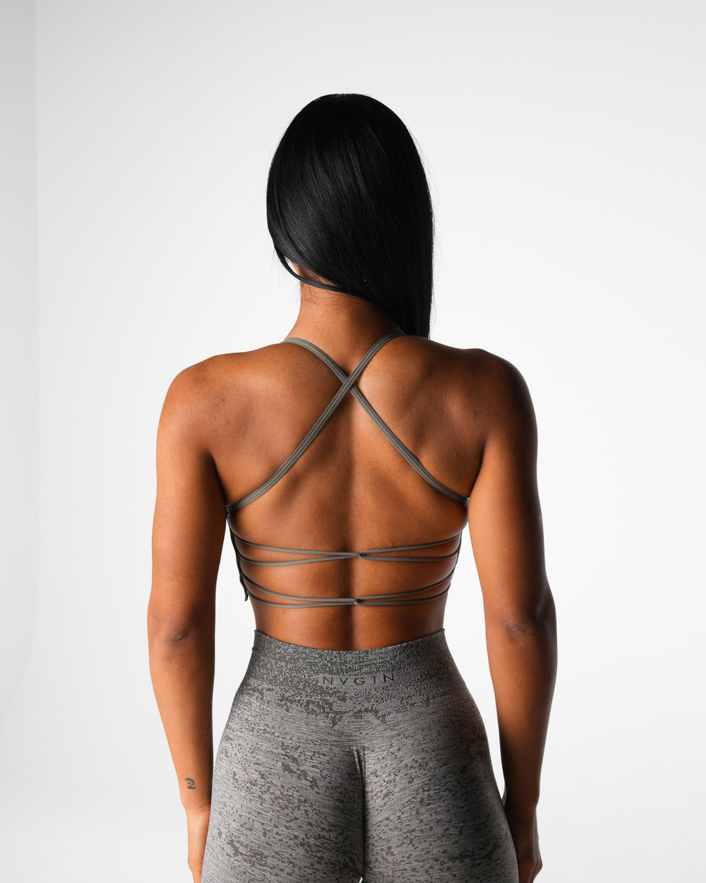 Khaki Green Invincible Seamless Bra Khaki Green | NVGTN Sale