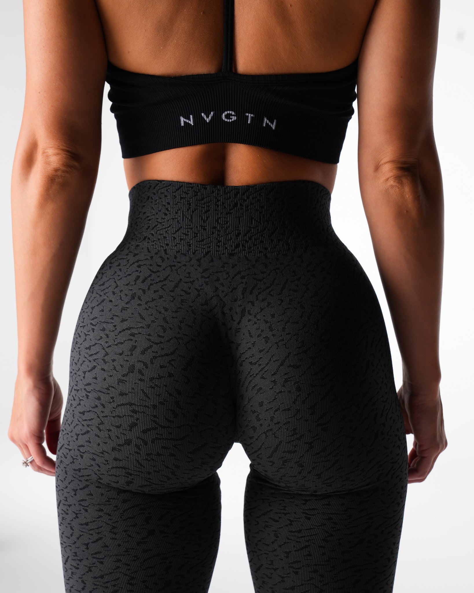 Black Zesty Seamless Leggings Black | NVGTN Online