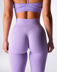 Lilac Geo Seamless Leggings Lilac | NVGTN For Sale