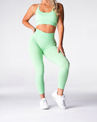 Pistachio Geo Seamless Leggings Pistachio | NVGTN Outlet