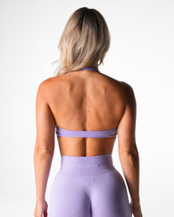 Lilac Comeback Seamless Halter Bra Lilac | NVGTN Online