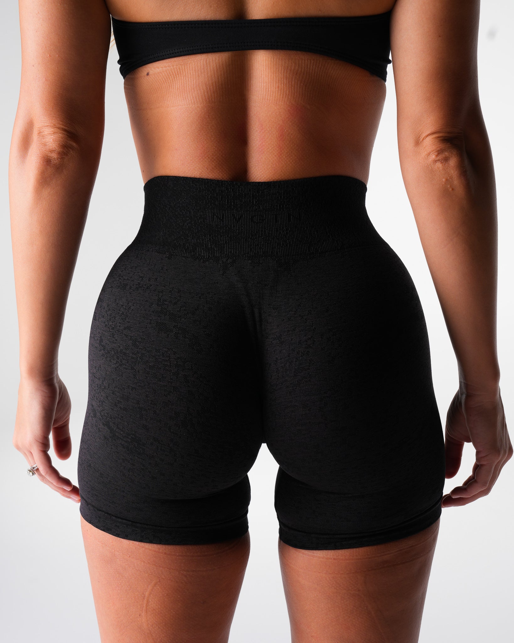Black Digital Seamless Shorts Black | NVGTN Online