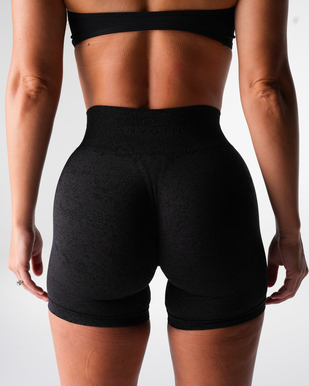 Black Digital Seamless Shorts Black | NVGTN Online