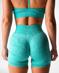 Turquoise Digital Seamless Shorts Turquoise | NVGTN US