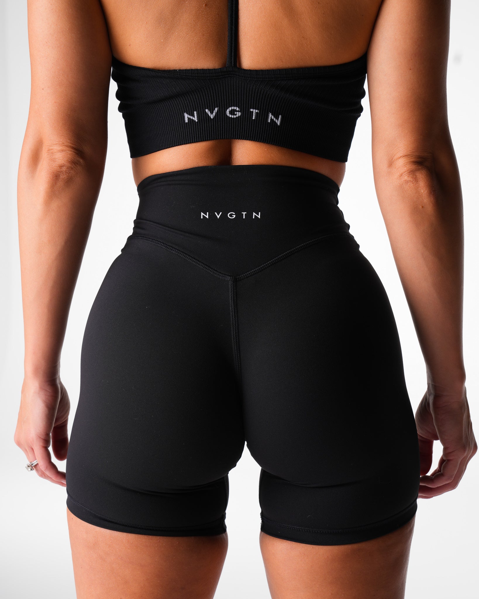 Black Effortless Shorts Black | NVGTN New
