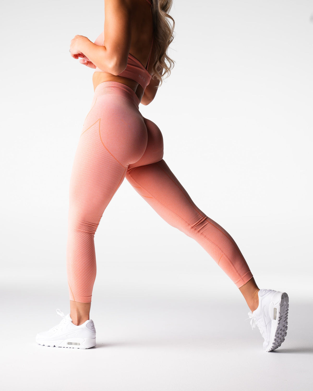 Peach Figure Seamless Leggings Peach | NVGTN Discount