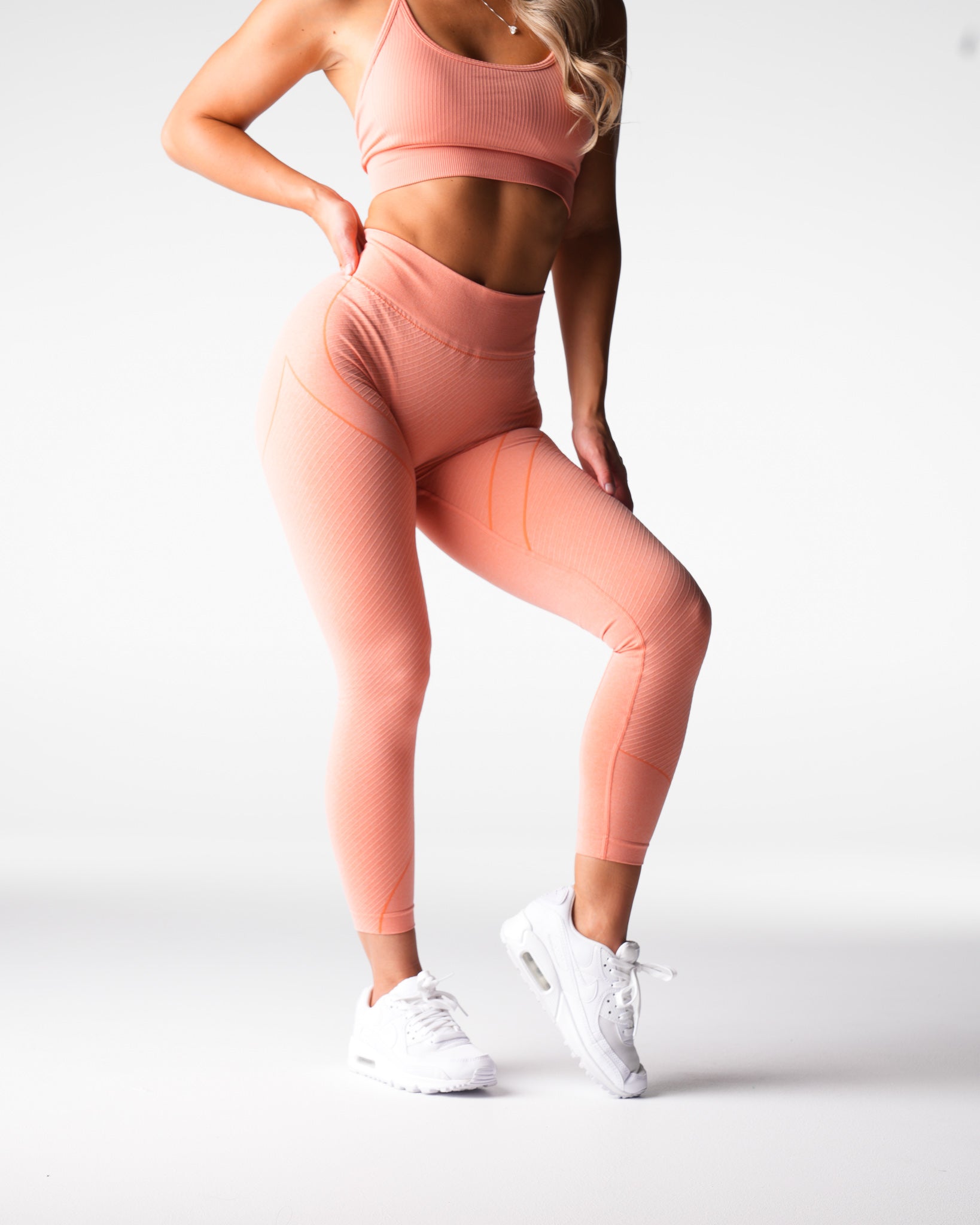 Peach Figure Seamless Leggings Peach | NVGTN Discount