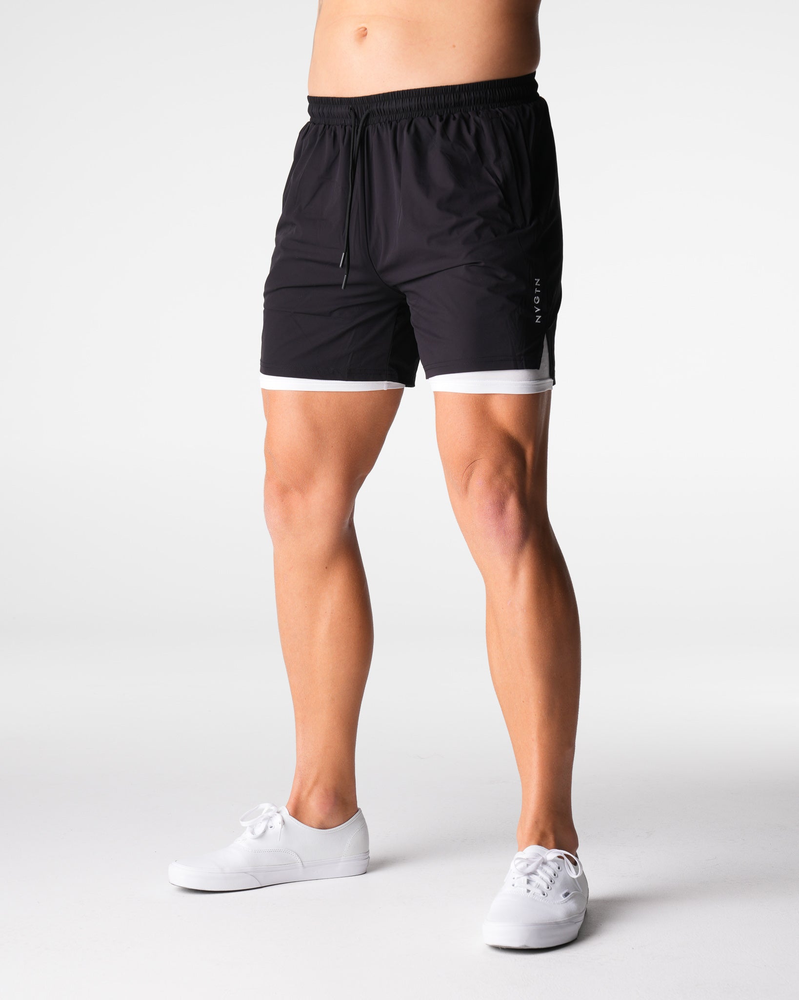 Black Voyager Shorts Black | NVGTN For Sale