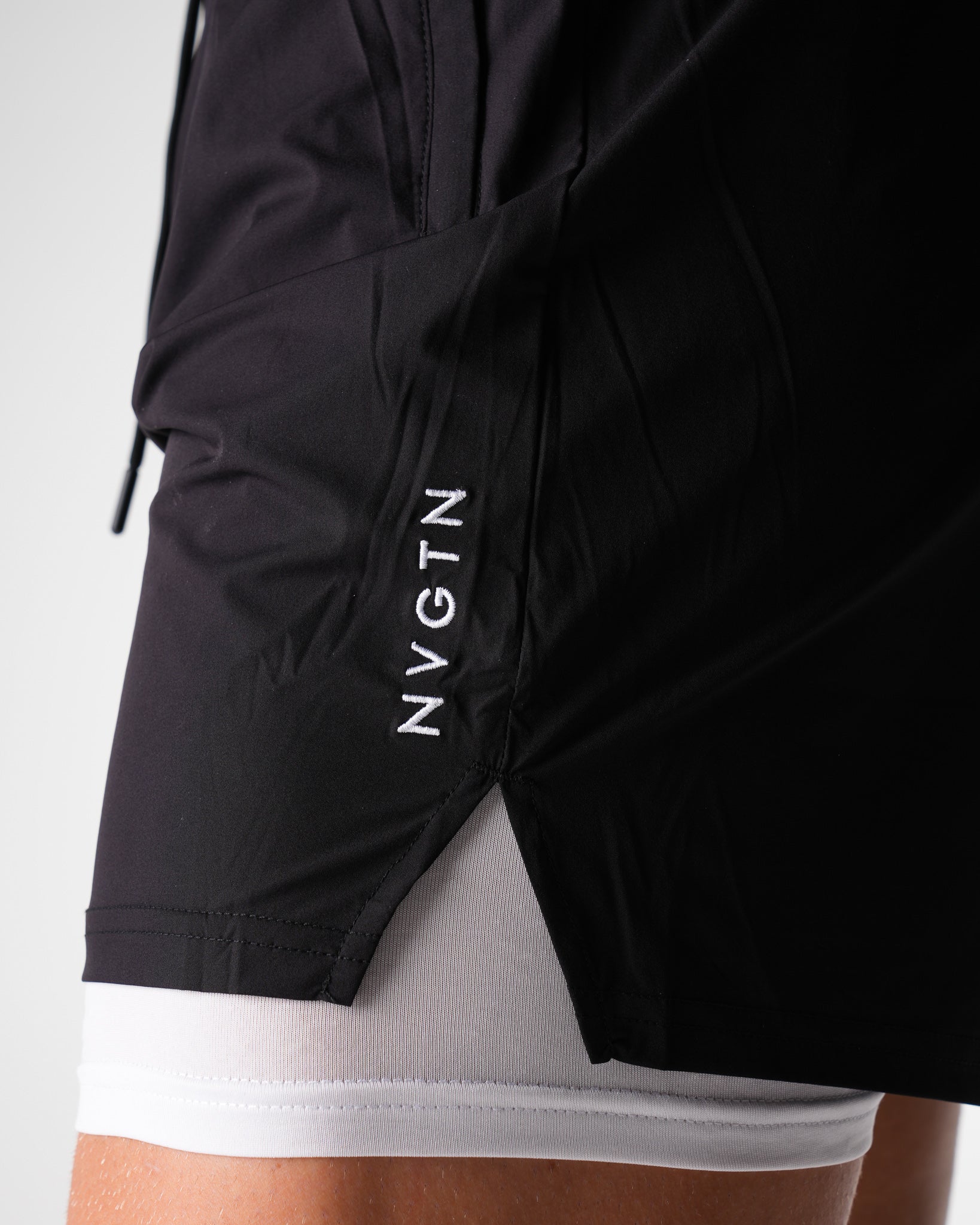 Black Voyager Shorts Black | NVGTN For Sale