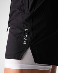 Black Voyager Shorts Black | NVGTN For Sale