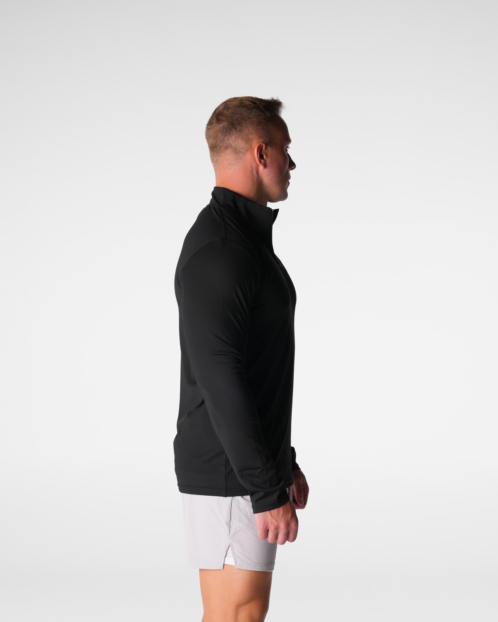 Black Skyline Quarter Zip Black | NVGTN Discount
