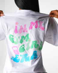 White Gym Girl Era Graphic Tee White | NVGTN Online