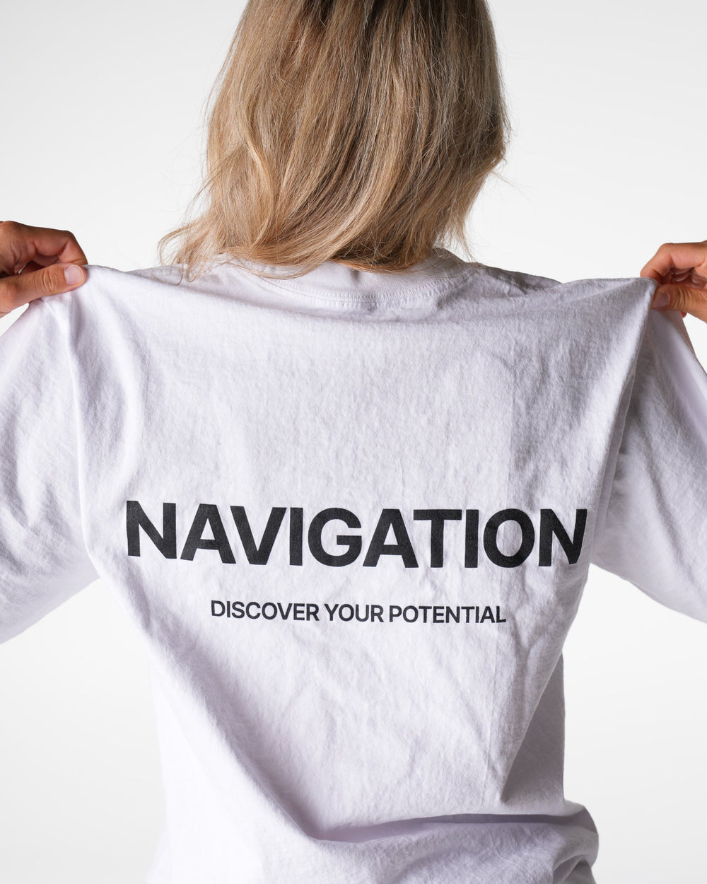 White Navigation Graphic Tee White | NVGTN Outlet