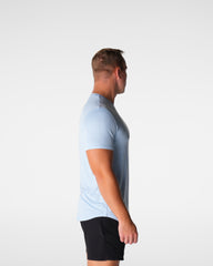 Sky Blue Tech Fitted Tee Sky Blue | NVGTN New