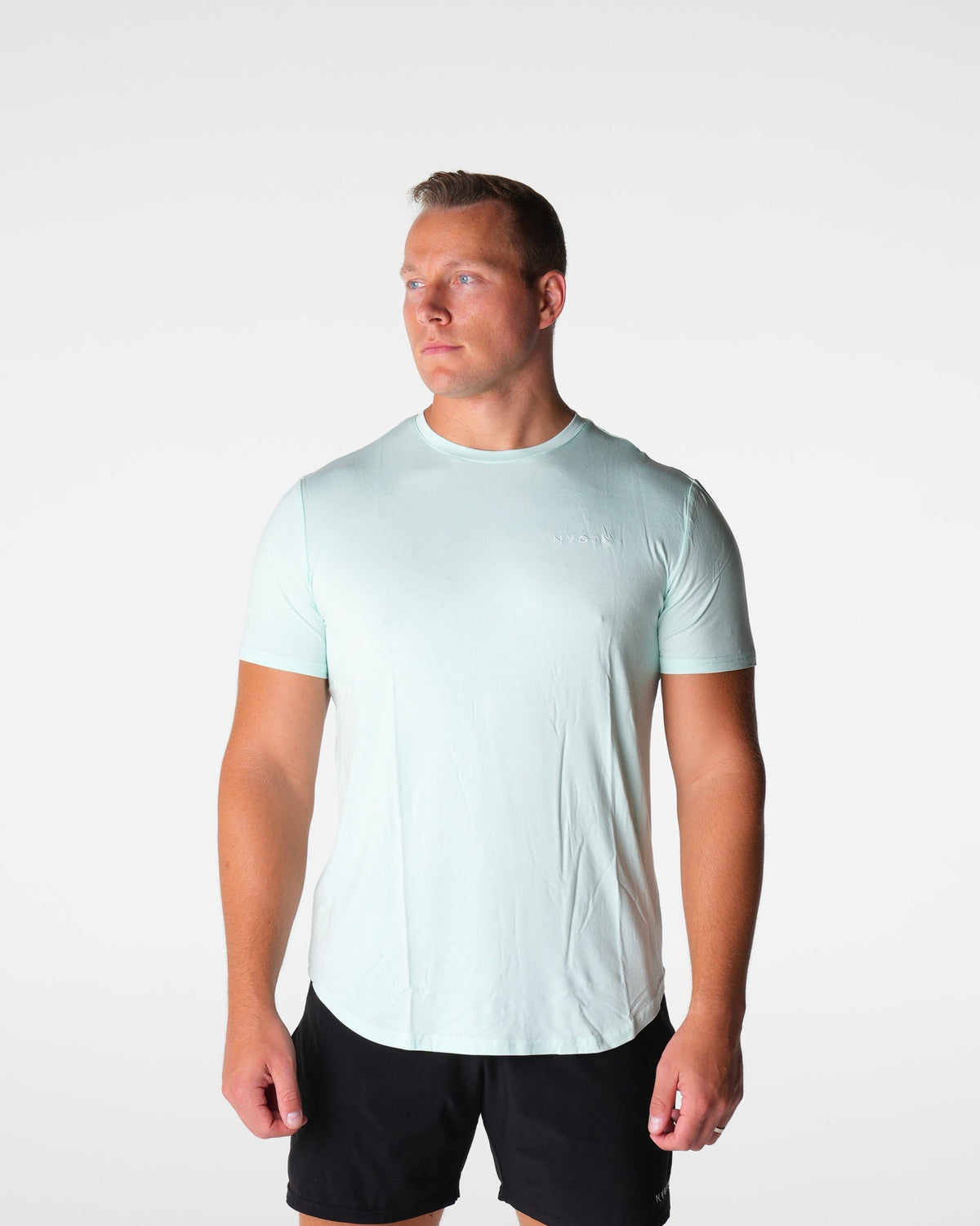 Light Green Tech Fitted Tee Light Green | NVGTN Online