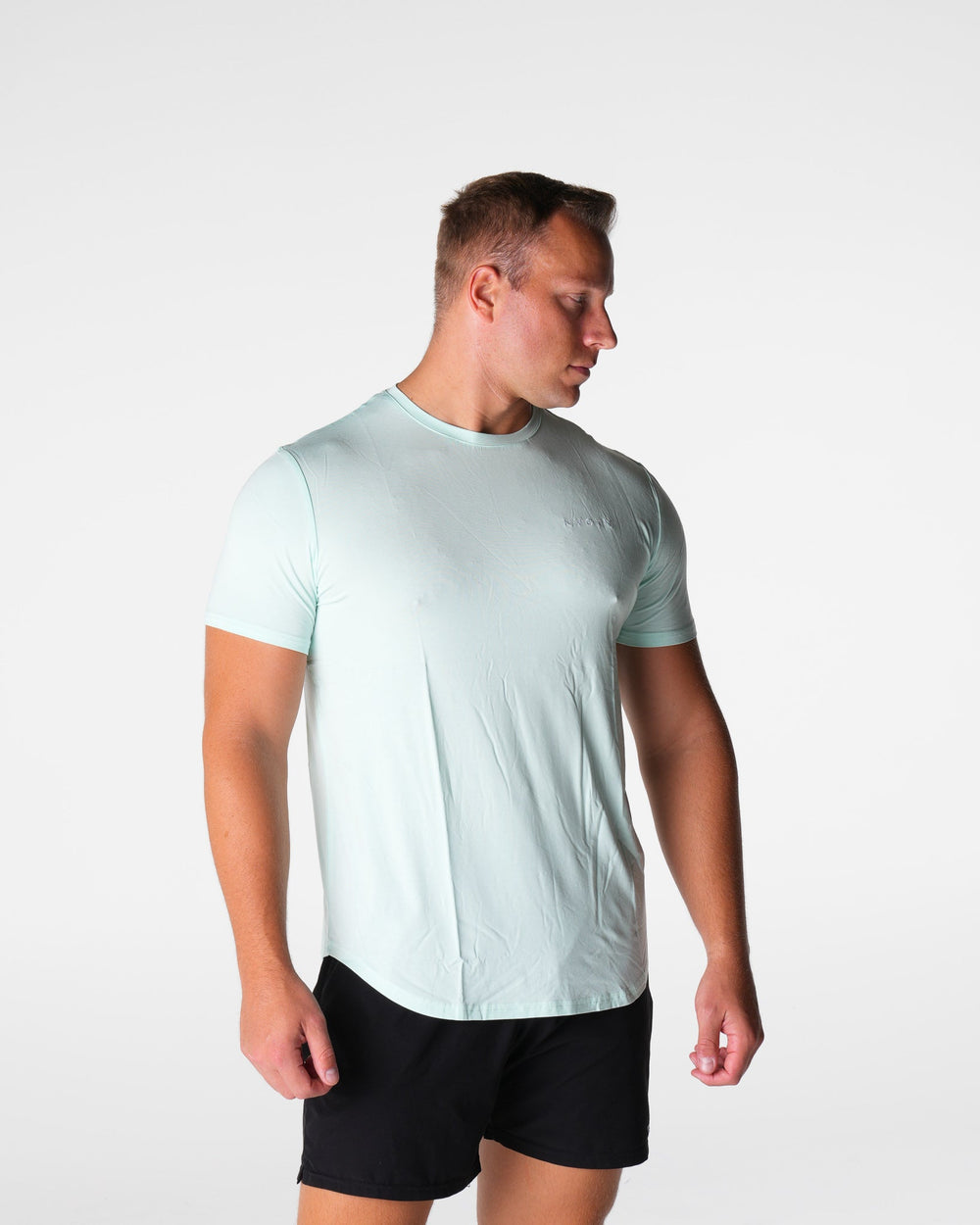 Light Green Tech Fitted Tee Light Green | NVGTN Online