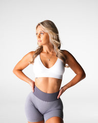 White Glow Up Seamless Bra White | NVGTN New