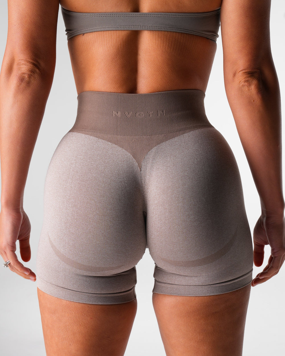 Taupe Knockout Seamless Shorts Taupe | NVGTN Outlet