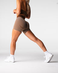 Mocha Knockout Seamless Shorts Mocha | NVGTN Online Shop