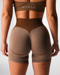 Mocha Knockout Seamless Shorts Mocha | NVGTN Online Shop