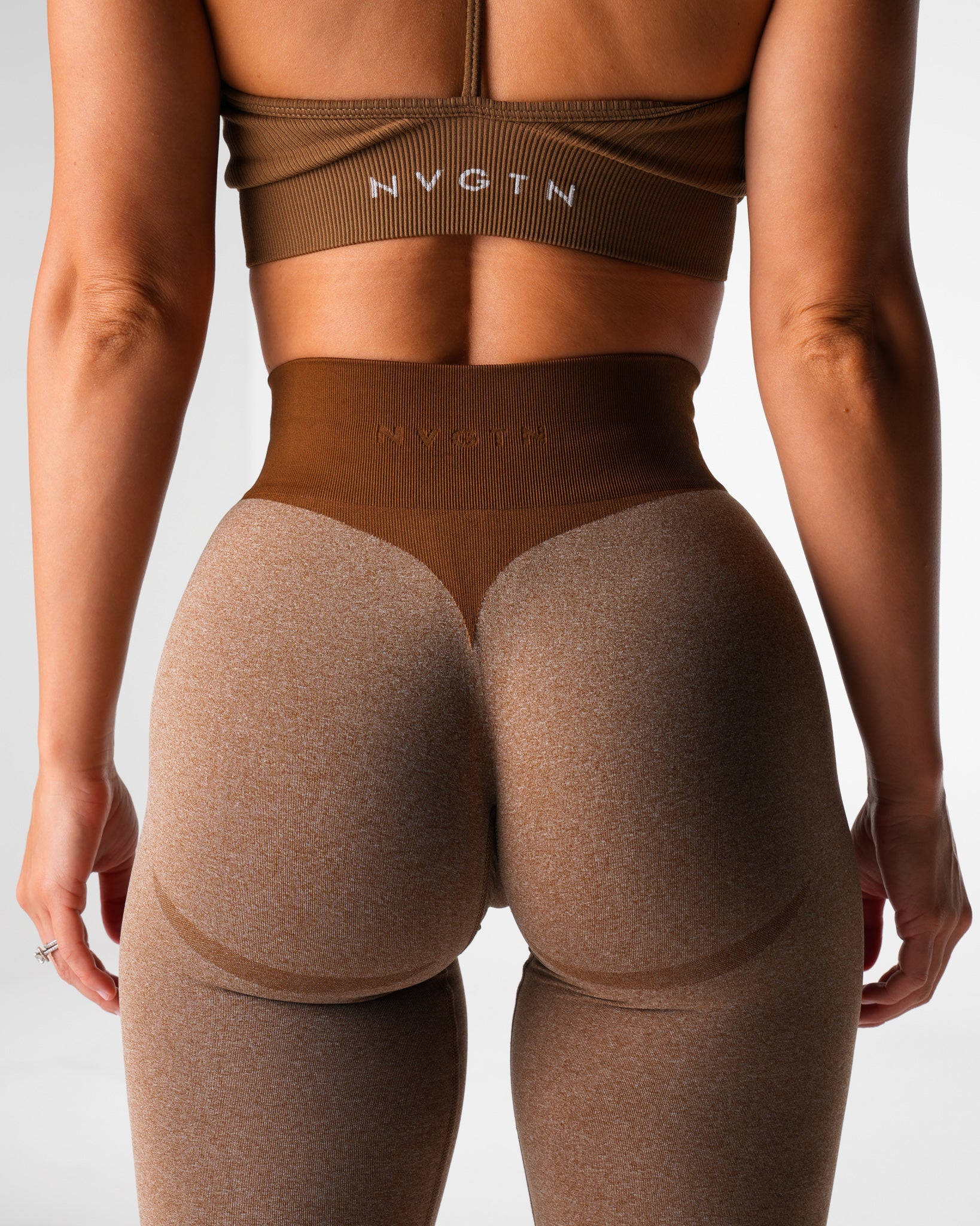 Mocha Knockout Seamless Leggings Mocha | NVGTN Online Shop